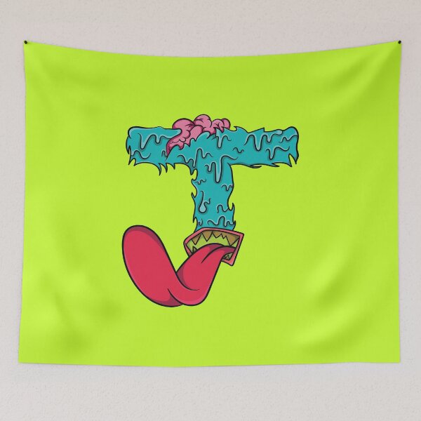 Item preview, Alphabet J Monster Design Illustration designed and sold by Cosmodoody.