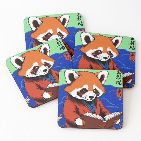 Item preview, Reading Raccoon designed and sold by Bunmigraphics .