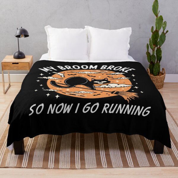 Item preview, My Broom Broke So Now I Go Running Gift designed and sold by TMelonShop.
