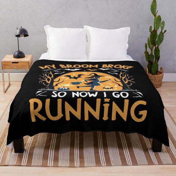Item preview, My Broom Broke So Now I Go Running Gift designed and sold by TMelonShop.