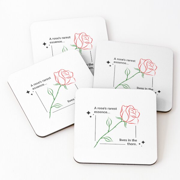 Item preview, Beautiful Simple Rose with Quote Aesthetic Simple Design version 1 designed and sold by Jabb12.