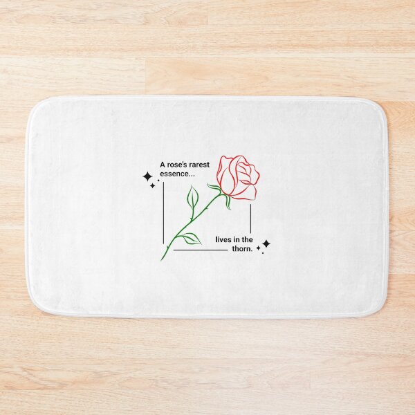Item preview, Beautiful Simple Rose with Quote Aesthetic Simple Design version 1 designed and sold by Jabb12.