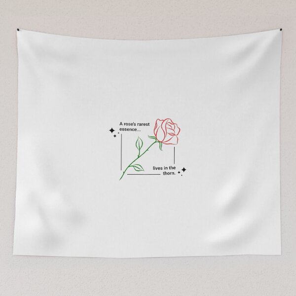Item preview, Beautiful Simple Rose with Quote Aesthetic Simple Design version 1 designed and sold by Jabb12.