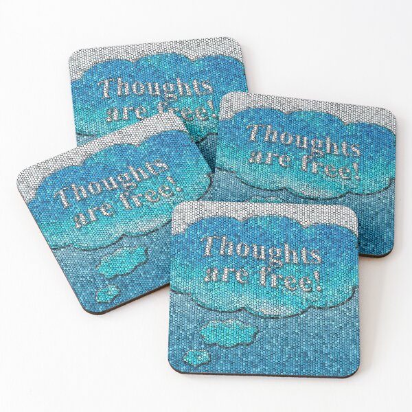 Item preview, A tee called 'Thoughts Are Free'  designed and sold by Buckwig.