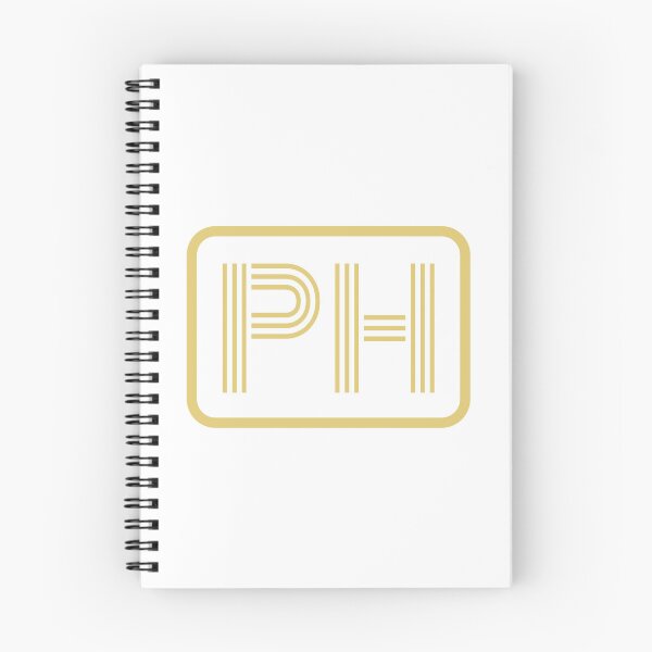 Item preview, PH Initials Gold Geometric Letters designed and sold by Jeallan Designs.