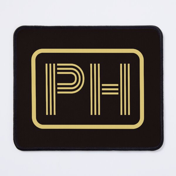 Item preview, Iniciales PH Letras Geométricas Doradas designed and sold by Jeallan Designs.