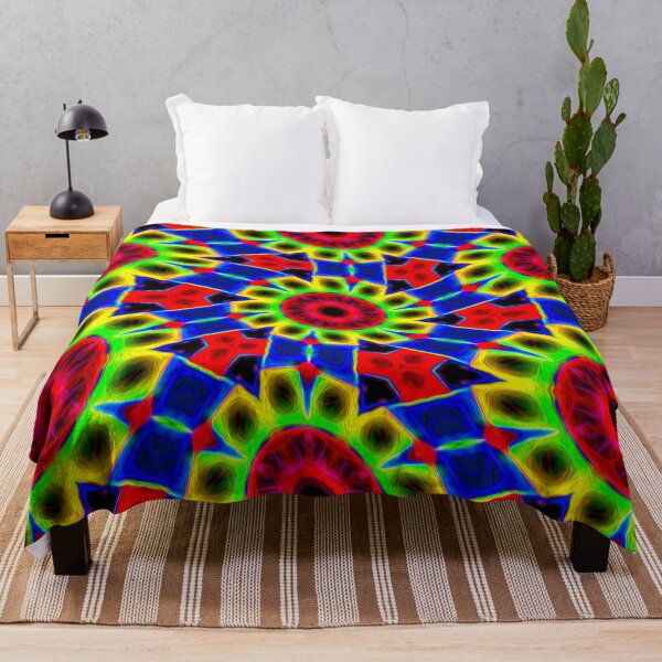Item preview, Colorful Neon Flowers designed and sold by Patternflower.