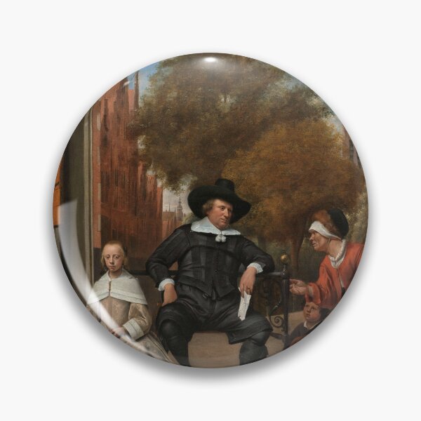 Item preview, Burgomaster of Delft and his daughter by Jan Steen designed and sold by cofiant.