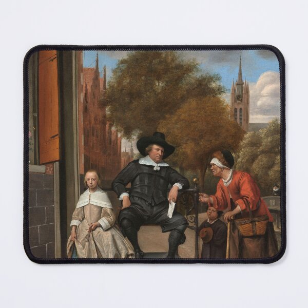 Item preview, Burgomaster of Delft and his daughter by Jan Steen designed and sold by cofiant.