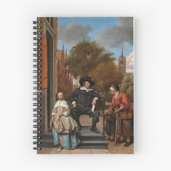 Item preview, Burgomaster of Delft and his daughter by Jan Steen designed and sold by cofiant.