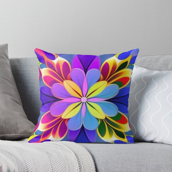 Artikelvorschau, Helles symmetrisches Blumenmuster entworfen und verkauft von Roxburylane.