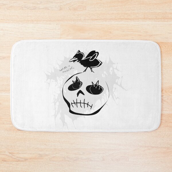 Item preview, skull with baby birds nature is healing designed and sold by MiraNomegusta.