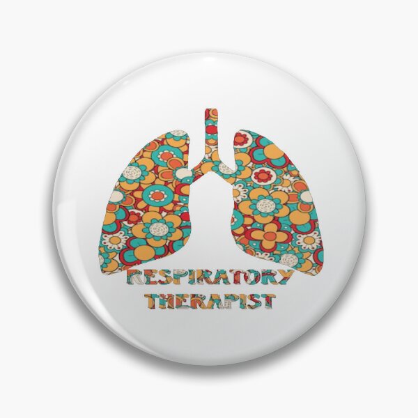 Item preview, Dark Floral Lungs And says Respiratory Therapy designed and sold by natnat7w.