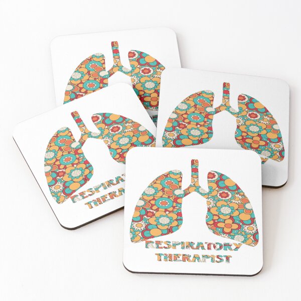 Item preview, Dark Floral Lungs And says Respiratory Therapy designed and sold by natnat7w.