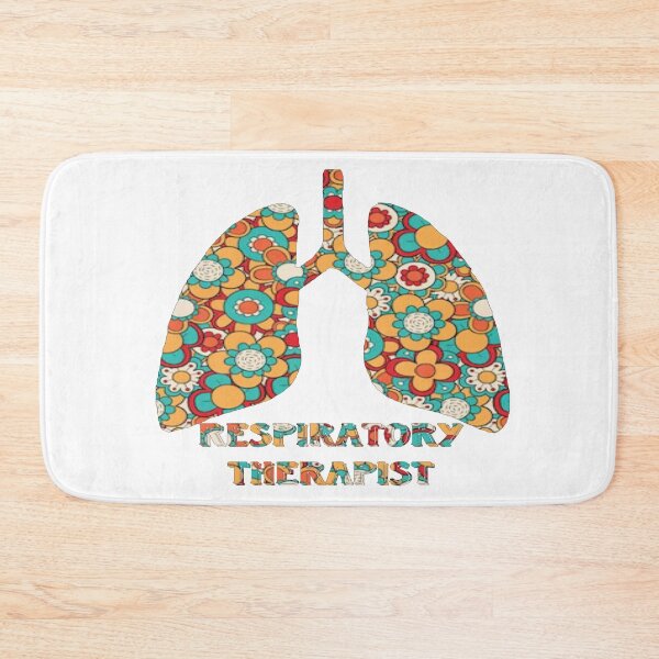 Item preview, Dark Floral Lungs And says Respiratory Therapy designed and sold by natnat7w.