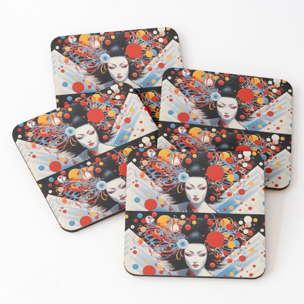 Item preview, Geisha in the style of Kazumasa Nagai designed and sold by AI-Only Creations.