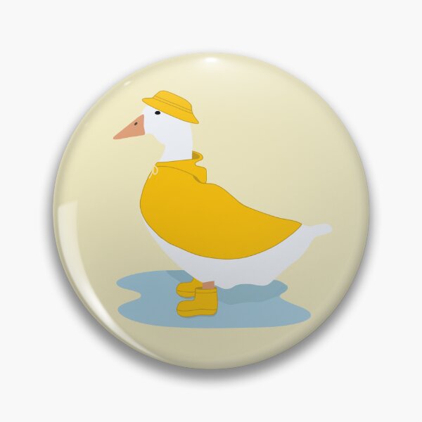 Item preview, Pretty white duck in raincoat and gumboots designed and sold by EarlGrey88.