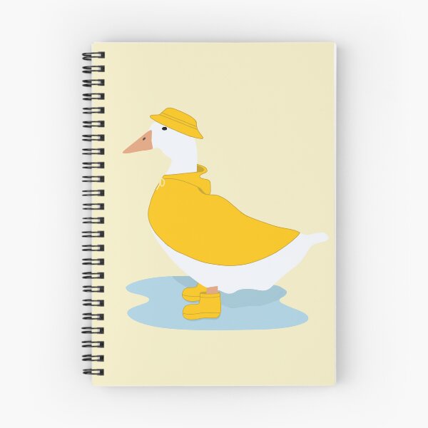 Item preview, Pretty white duck in raincoat and gumboots designed and sold by EarlGrey88.