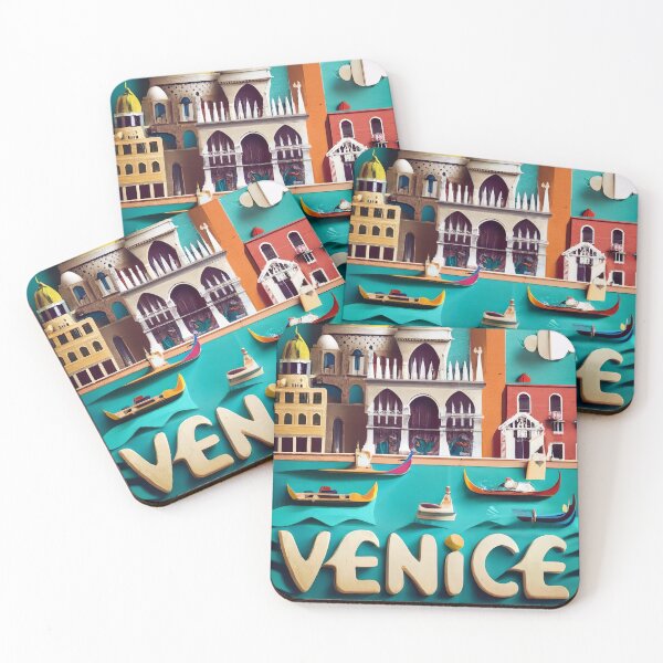 Item preview, Venice Italy, Cities of the World, Vintage style designed and sold by emaga.