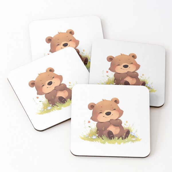 Item preview, Cute Smiling Bear designed and sold by whimsizoo.