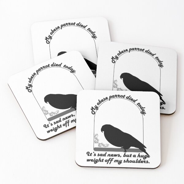 Item preview, Obese parrot funny dad joke gift fathers day designed and sold by Sukis-shop.