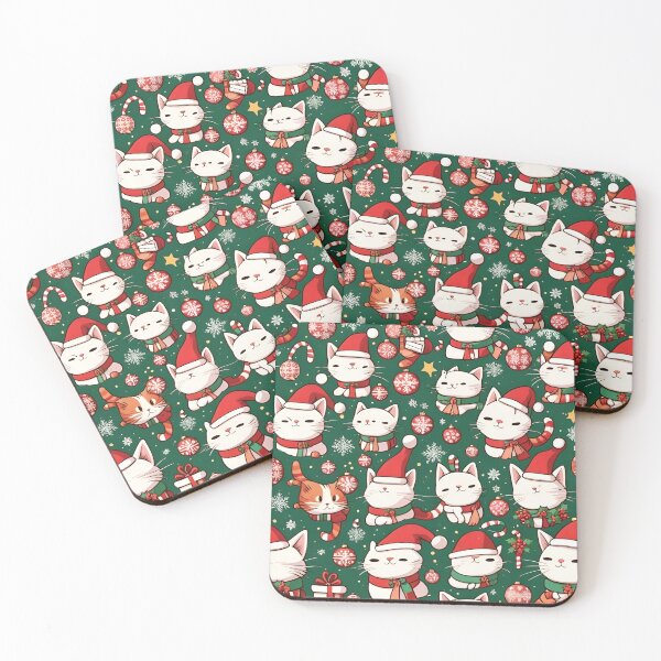 Item preview, Adorable Christmas Cats designed and sold by SeamCraft.