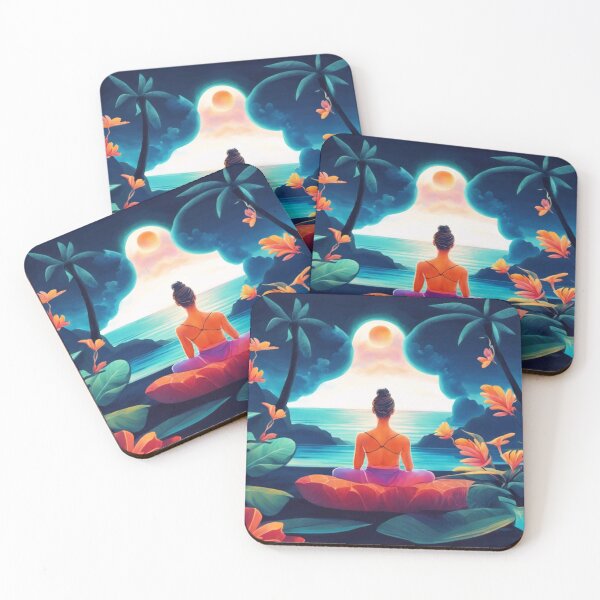 Item preview, Tropical yoga mindfulness. 1st edition.  designed and sold by TheMindfulExpat.