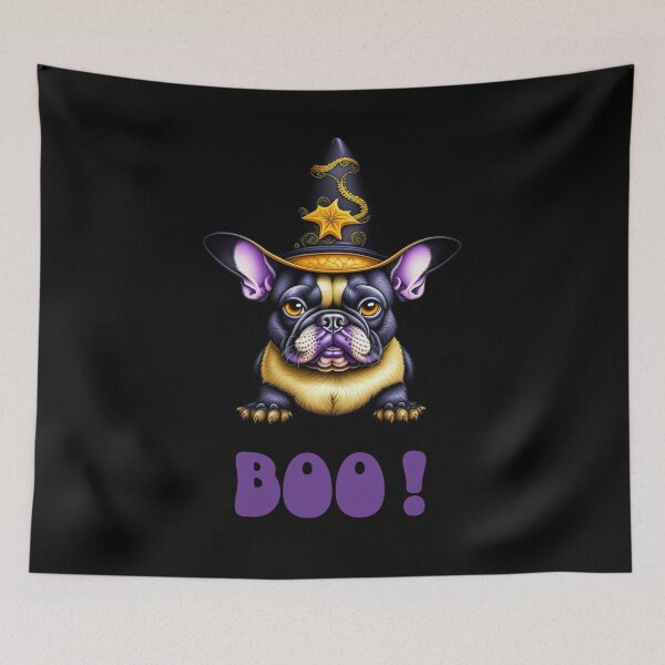 Item preview, Halloween cute and scary French Bulldog Boo designed and sold by All Year Round.