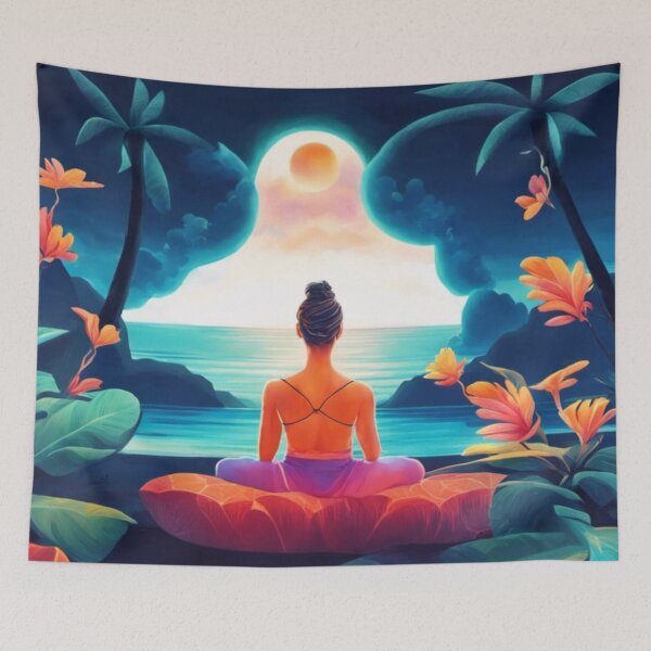 Item preview, Tropical yoga mindfulness. 1st edition.  designed and sold by TheMindfulExpat.