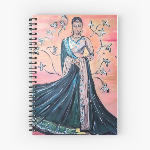 Item preview, Godess in a green Saree designed and sold by AstridS.
