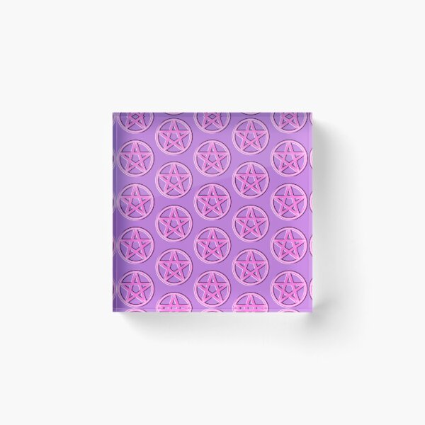 Item preview, Pink Pentagram Pattern designed and sold by sasyall.