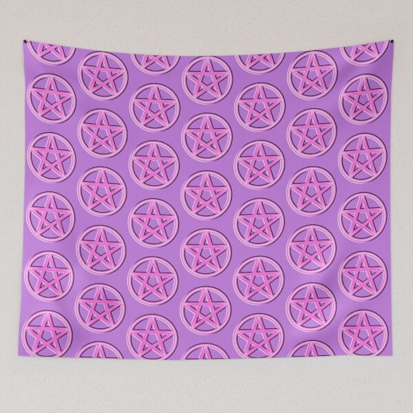 Item preview, Pink Pentagram Pattern designed and sold by sasyall.