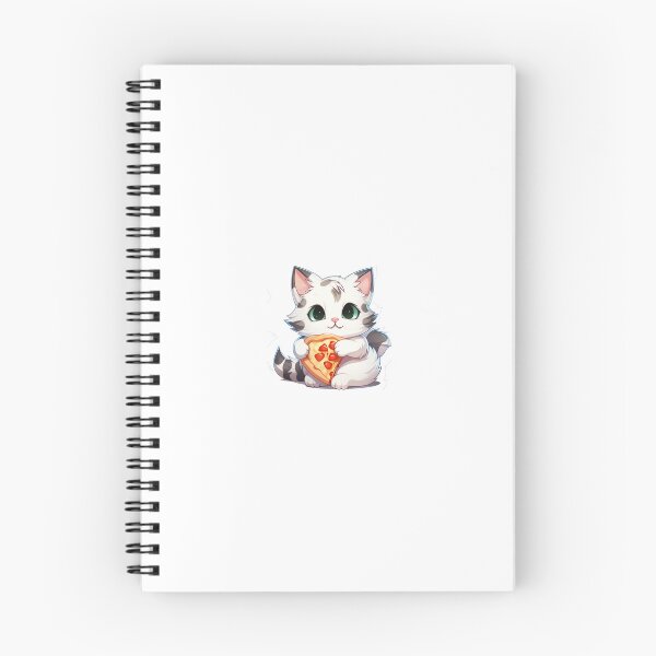 Item preview, cat eats pizza designed and sold by vonArkham.