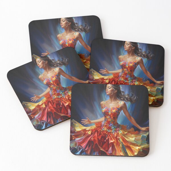 Item preview, Colorful Dancer 10 designed and sold by Art by Lilia.