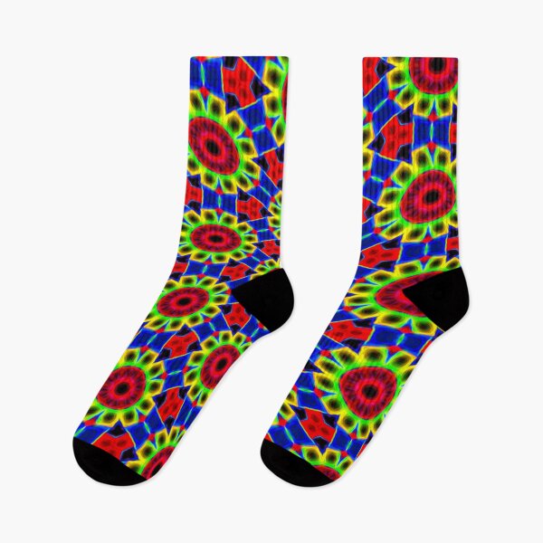 Item preview, Colorful Neon Flowers designed and sold by Patternflower.