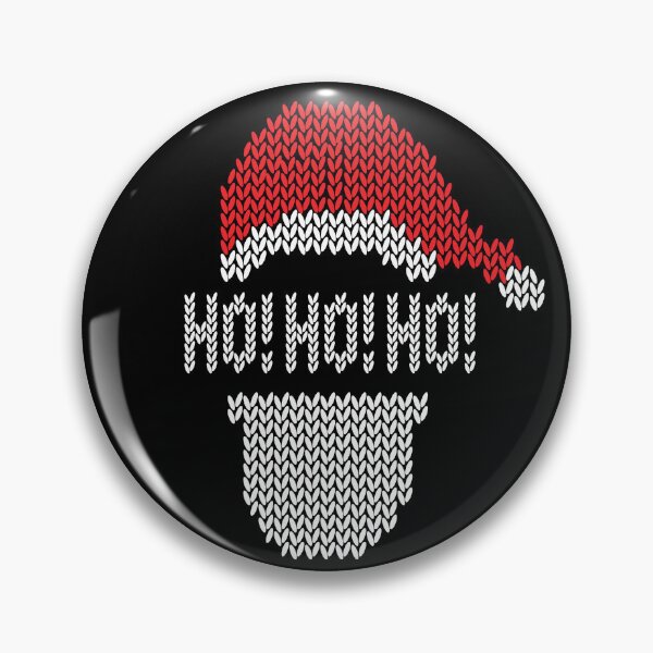 Item preview, Ho! Ho! Ho! Festive Knit-Look Santa Face designed and sold by hadleyfoo.