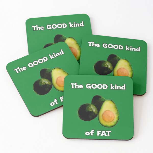 Item preview, The Good Kind Of Fat. Funny Avocado Lover designed and sold by Rebel-Design.