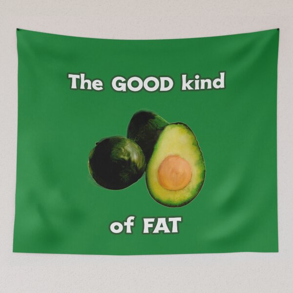 Item preview, The Good Kind Of Fat. Funny Avocado Lover designed and sold by Rebel-Design.