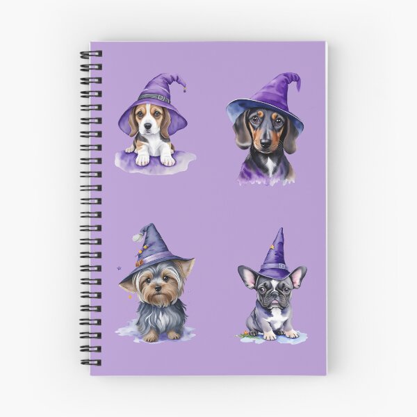 Item preview, Magical Canine Quartet Stickers, frenchie, yorkie, wiener, beagle wizards designed and sold by EmeraldeaArt.