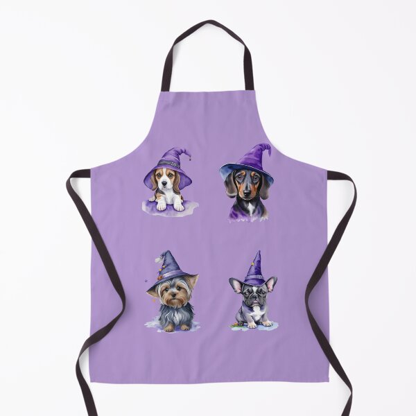 Item preview, Magical Canine Quartet Stickers, frenchie, yorkie, wiener, beagle wizards designed and sold by EmeraldeaArt.