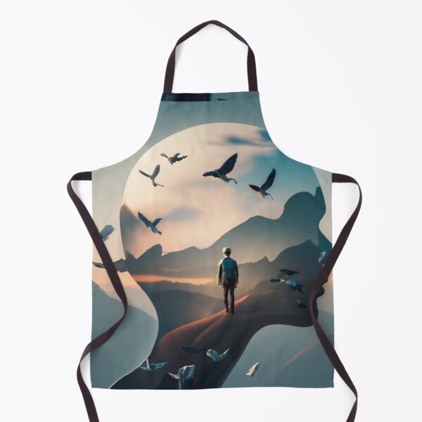 Item preview, birds in woman head 1 designed and sold by rayo-art.