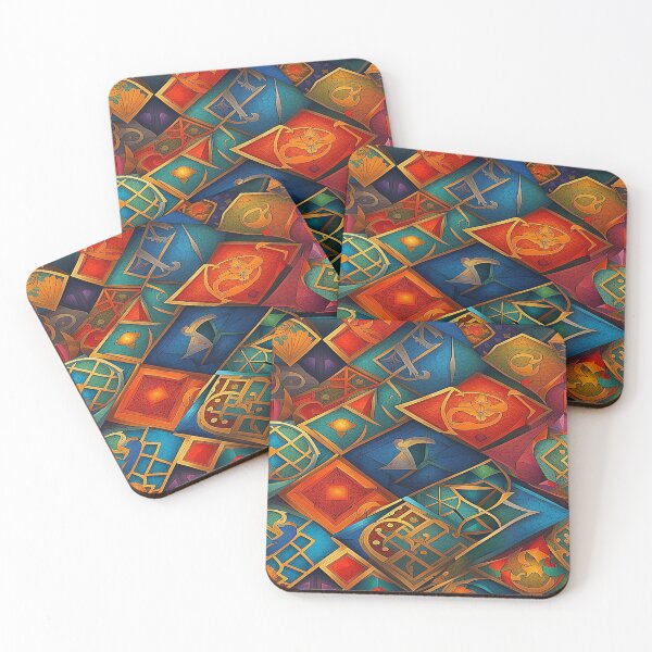 Item preview, Multicolored Pattern Patchwork.  designed and sold by Giulivo Store Graphic.