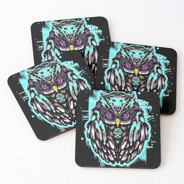 Item preview, Cyber Punk Owl  designed and sold by obviouslogic.