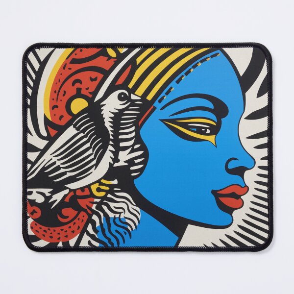 Item preview, The blue woman and her bird designed and sold by Lesness.