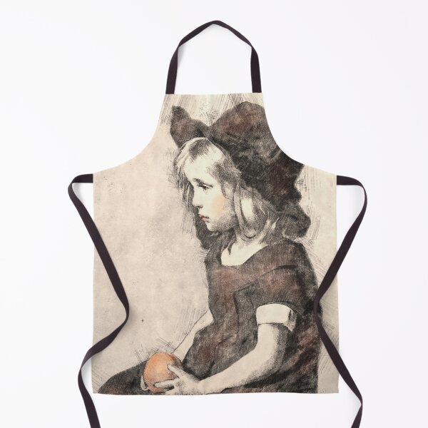 Item preview, Orange Delight: Portrait of a Girl designed and sold by ElliOzy.