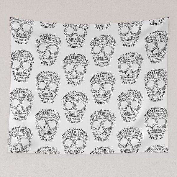 Item preview, Wordy Skull! designed and sold by Creation Station Boutique USA.