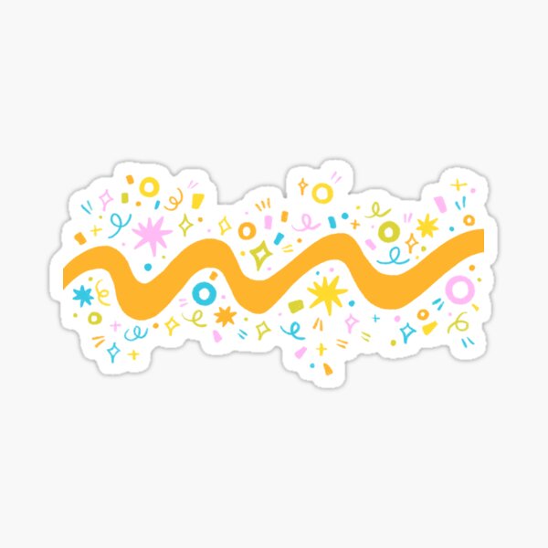 Item preview, Squiggle Explosion Pattern designed and sold by SleepyLilSloth.