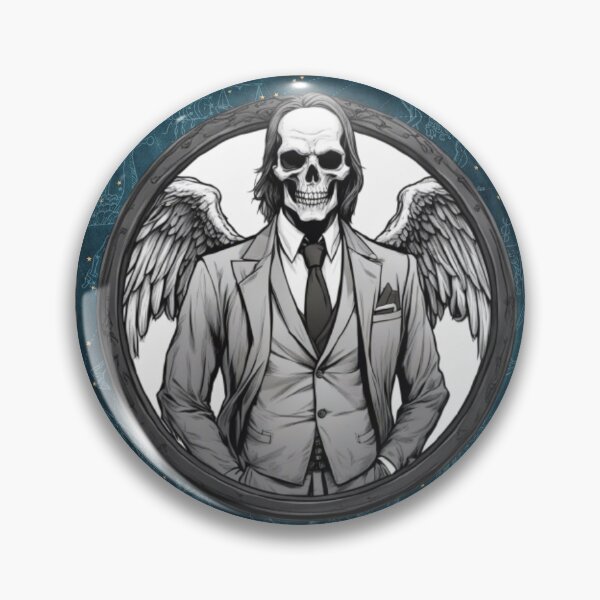 Item preview, Gothic Elegance: Winged Skeleton in a Suit designed and sold by stoicphoenix.