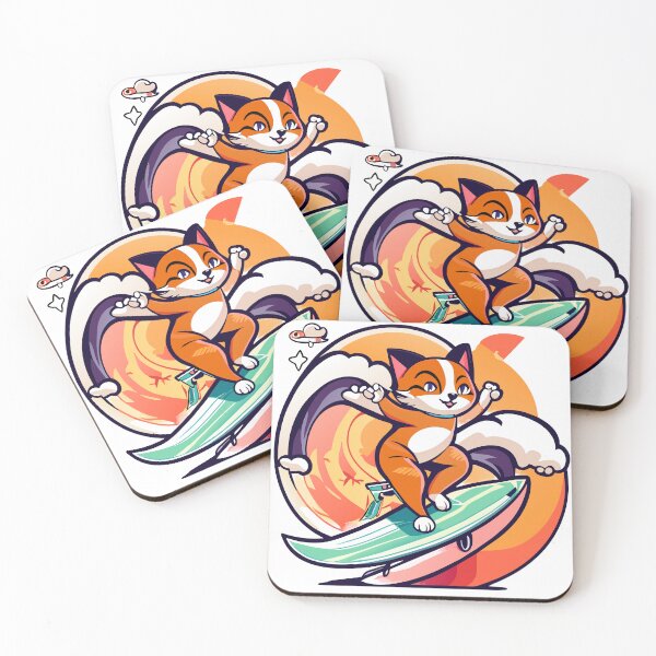 Item preview, Surfing Cat designed and sold by zangess1.