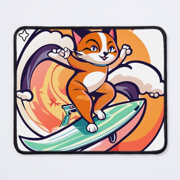 Item preview, Surfing Cat designed and sold by zangess1.